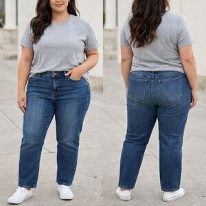 GAP Denim Classic Straight Jeans Women’s Size 18W Blue Wash